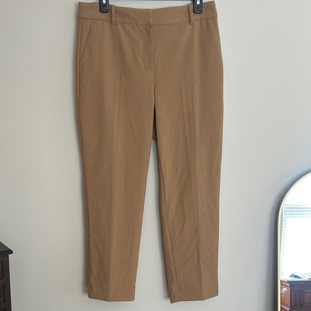 J. Crew Tan Slim Ruby Crop Pant